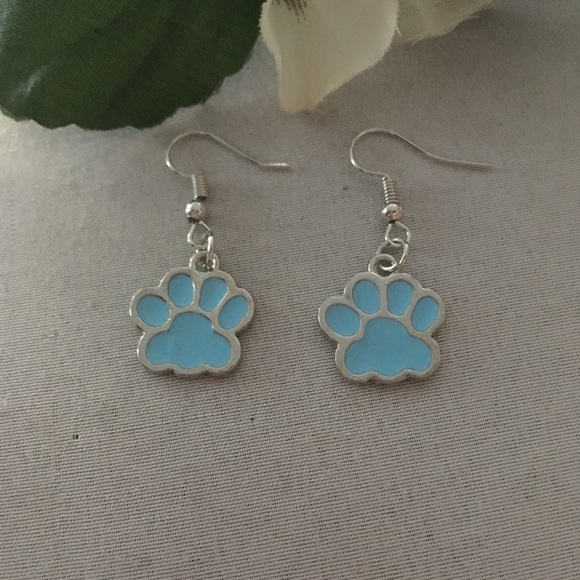 Paw Print Earrings - Picture 2 of 5